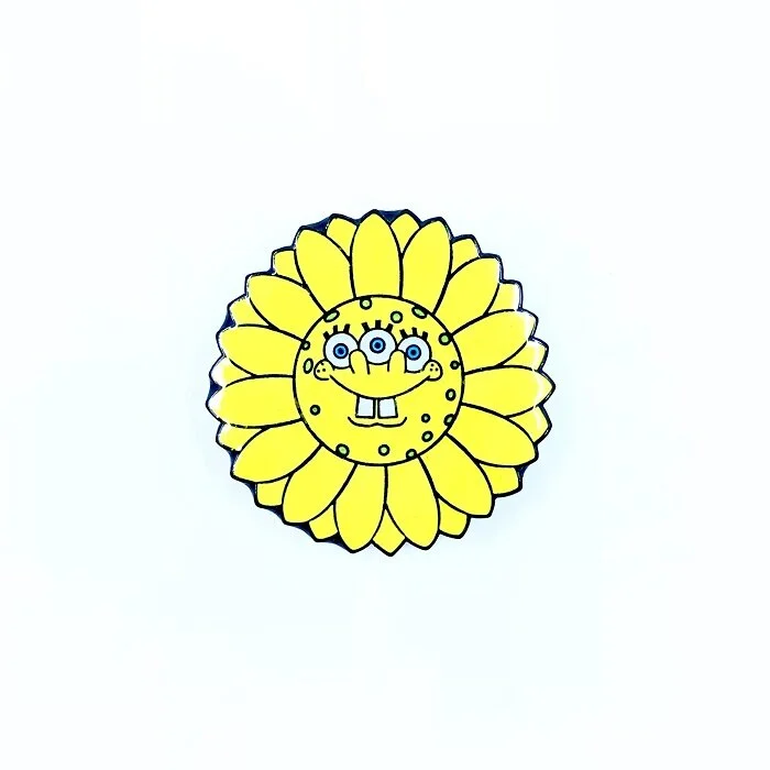 Ron English Shocking Sunflower Bob Pin — 14th Street Supply